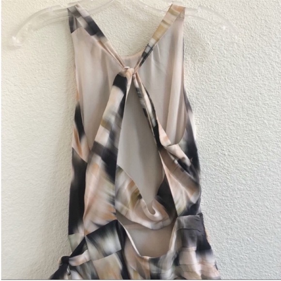 Reiss Giselle Smudge Print Midi Dress - Picture 3 of 9